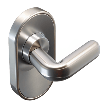 extraordinary creative Modern door handle, brushed steel professional png
