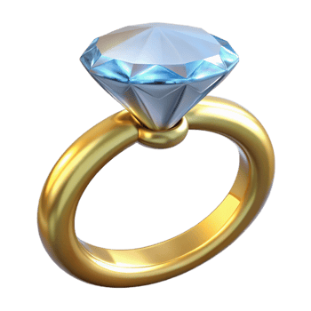 extraordinary modern A sparkling diamond ring with a classic solitaire setting detailed png