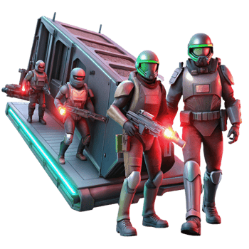 stunning creative A Group of Space Pirates Armed with high resolution png