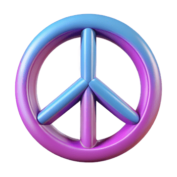 elegant minimalist A peace symbol, stylized, abstract peace detailed png