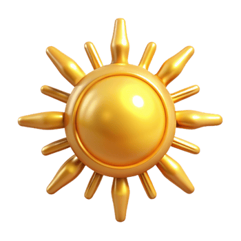 impressive minimalist Ra, sun god, radiating light, authentic png