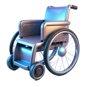 dramatic classic A Futuristic Wheelchair with Sleek 4K png