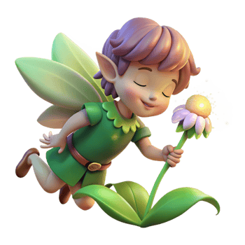 impressive classic A Mischievous Pixie Sprinkling Magic professional png