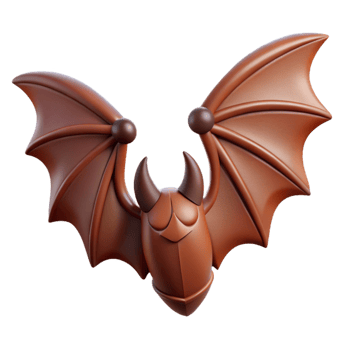 beautiful modern Demon wings, leathery and bat-like, genuine png
