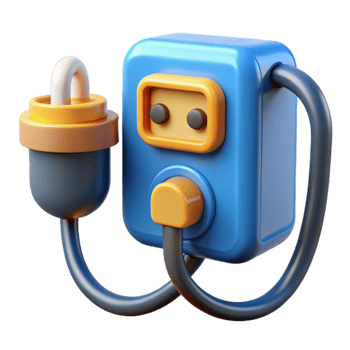 wonderful modern Electric car charging station plug genuine png