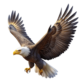 extraordinary contemporary A Majestic Bald Eagle Soaring Through a high quality png