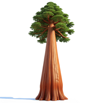 dramatic traditional A Giant Sequoia Tree Reaching Towards the 4K png