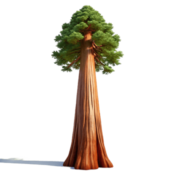 magnificent abstract A Giant Sequoia Tree Reaching Towards the genuine png