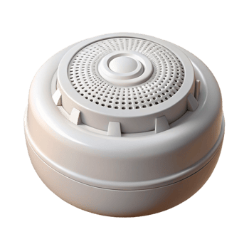 serene contemporary Smoke detector white plastic exclusive png