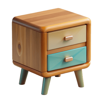 stunning minimalist Nightstand, wood, matching set, genuine png