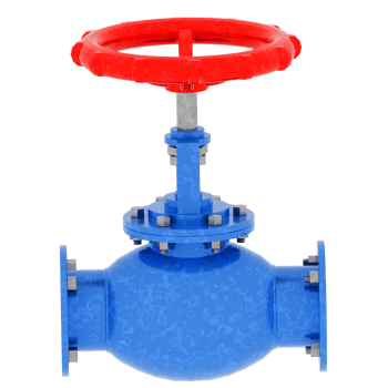 3d render industrial valve with transparent background png
