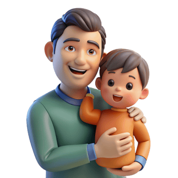 magnificent traditional Portrait of a loving parent with a child in their arms, illuminated by soft, natural light, in a heartwarming, family-themed style genuine png