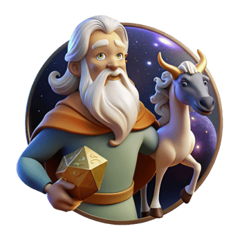 beautiful abstract A wise old centaur with a flowing white beard, gazing at a celestial map etched in the night sky. Renaissance painting style with warm, dramatic lighting high quality png