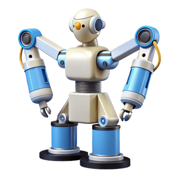 stunning minimalist Advanced surgical robot with articulated arms original png