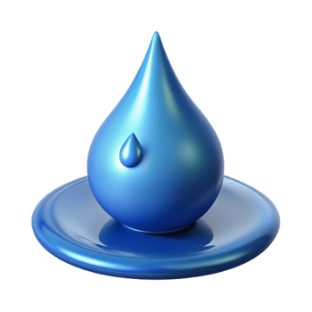 stunning traditional A single rain drop splashing into a puddle, dynamic lighting, high-speed photography style genuine png