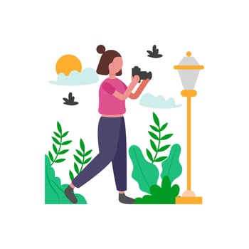 Capture Memories by Clicking Photos vector
