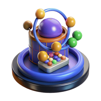 serene contemporary Quantum computer performing complex calculations professional png