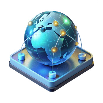 vibrant rustic A holographic projection of a world map, displaying real-time data streams, illuminated by a dynamic, shifting light, in a data visualization style premium png