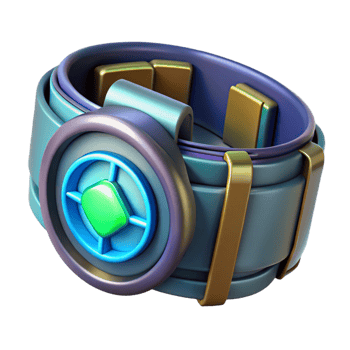 magnificent minimalist Sci-fi belt buckle, glowing symbol, intricate design 4K png