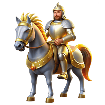 serene vintage elegant minimalist A Courageous Knight in Shining Armor authentic genuine png