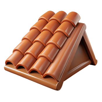 wonderful abstract Roof tile, clay, terracotta authentic png