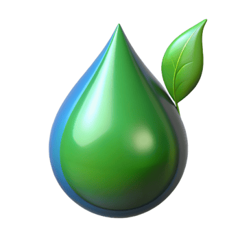 wonderful traditional A single raindrop on a green leaf, reflecting the surrounding environment, macro photography, realistic rendering genuine png