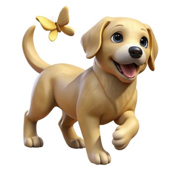 wonderful creative beautiful classic A Playful Golden Retriever Puppy Chasing high resolution exclusive png