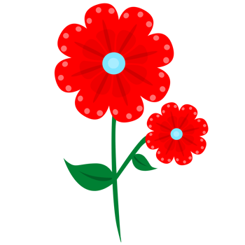 red gerbera flower png