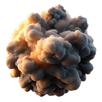 extraordinary abstract A swirling mass of smoke and dust, illuminated by a dramatic, backlighting, creating a sense of mystery and intrigue. Abstract Photography style genuine png