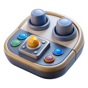 wonderful minimalist Spaceship control panel with interactive buttons genuine png
