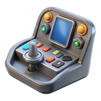 extraordinary traditional Spaceship cockpit control panel, buttons and screens original png