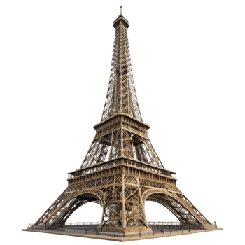 Majestic Eiffel Tower in Paris France Iconic Landmark of Architectural Marvel png