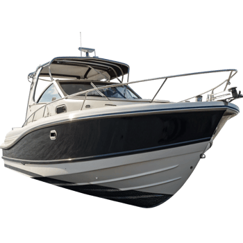 Luxury Motor Yacht Boat on Display Elegant Design and Modern Features png