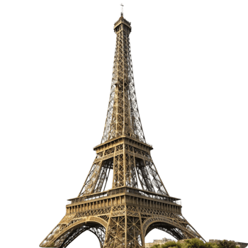 Magnificent Eiffel Tower in Paris France Iconic Landmark of Architecture and Travel Destination png