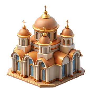 stunning classic Byzantine church mosaic tile high quality png