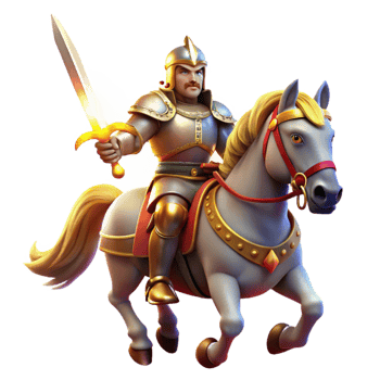 extraordinary artistic A noble knight in shining armor, riding a majestic warhorse, brandishing a gleaming sword, illuminated by the midday sun. Medieval fantasy, heroic pose authentic png