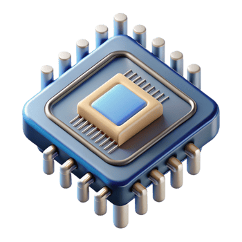 dramatic classic A close-up of a microchip with intricate circuitry, high detail, technical illustration style professional png