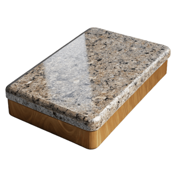 stunning minimalist Countertop slab, granite, polished, 4K png