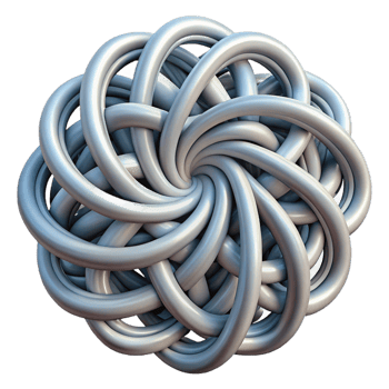 vibrant artistic A complex network of interwoven lines and curves, forming an intricate, abstract pattern, in a minimalist, line art style detailed png