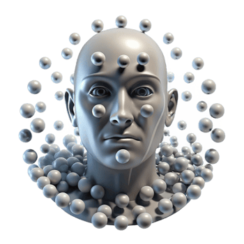 vibrant vintage stunning vintage A Swarm of Nanobots Forming the Shape of a premium professional png