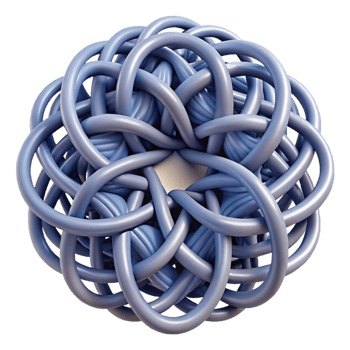 elegant minimalist A complex network of interwoven lines and curves, forming an intricate, abstract pattern, in a minimalist, line art style original png