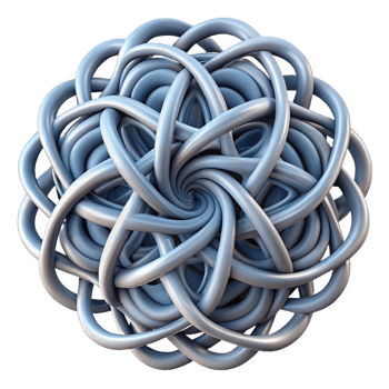 impressive creative A complex network of interwoven lines and curves, forming an intricate, abstract pattern, in a minimalist, line art style exclusive png