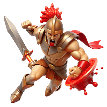 beautiful traditional vibrant abstract A Fearsome Ares God of War Charging Into professional exclusive png