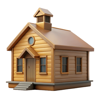 magnificent vintage Prairie School House Horizontal Lines high quality png