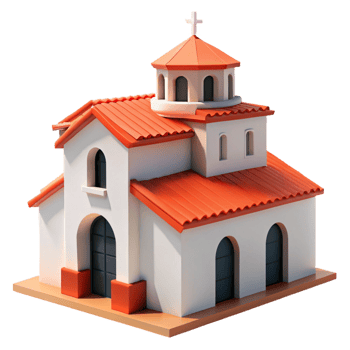 dramatic modern Spanish Colonial Mission White Stucco exclusive png
