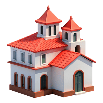 stunning modern Spanish Colonial Mission White Stucco high quality png