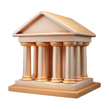 vibrant traditional vibrant modern Greek Revival Temple Classic Columns and high quality original png