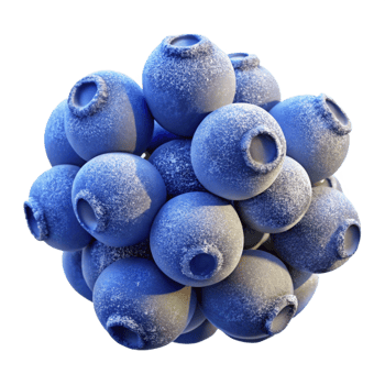 impressive contemporary Blueberries Covered in professional png