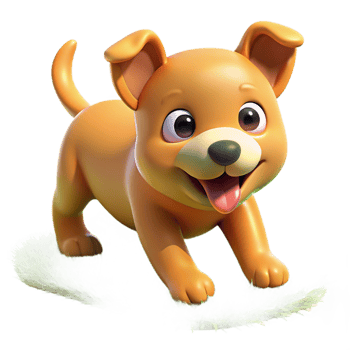 vibrant creative serene modern A Playful Puppy Chasing Its Tail Bright premium original png