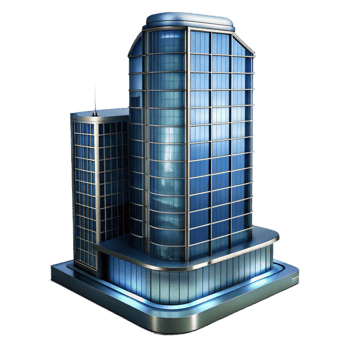 beautiful minimalist magnificent classic A Sleek Modern Glass and Steel Office original high resolution png
